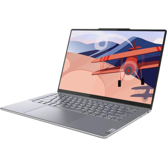 Ноутбук Lenovo Yoga Slim 7 14APU8 Ryzen 7 7840S 16Gb SSD512Gb AMD Radeon 14.5" OLED 2.9K (2944x1840) Windows 11 Home l.grey WiFi BT Cam (83AA001ERU) от магазина РЭССИ