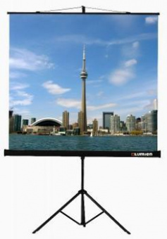 Экран на треноге Lumien 150x150см Eco View LEV-100101 1:1 напольный рулонный от магазина РЭССИ