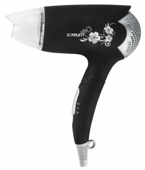 Фен Scarlett SC-HD70IT02 1200Вт черный от магазина РЭССИ