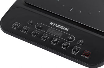 Плита Индукционная Hyundai HYC-0101 черный стеклокерамика (настольная) от магазина РЭССИ