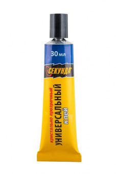 Клей СЕКУНДА 403-232 Универсальный кристально прозрачный клей (30мл), в шоу-боксе 10 шт от магазина РЭССИ