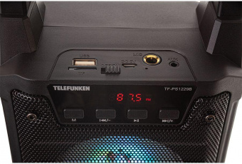 Колонка порт. Telefunken TF-PS1229B черный 8W 1.0 BT/3.5Jack/USB 10м 1200mAh (TF-PS1229B(ЧЕРНЫЙ)) от магазина РЭССИ