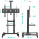 Стойка для телевизора Onkron TS1891 черный 50"-90" макс.100кг напольный мобильный от магазина РЭССИ