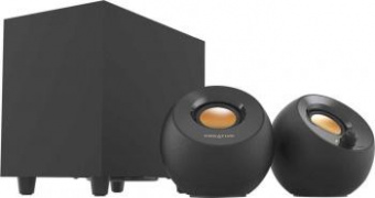 Колонки Creative PEBBLE PLUS 2.1 черный 8Вт от магазина РЭССИ