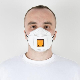 Респиратор с клапаном Jeta Safety FFP2 NR D трехпанельный JM-9322 от магазина РЭССИ