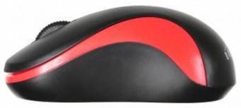 Мышь Оклик 605SW черный/красный оптическая (1200dpi) беспроводная USB для ноутбука (3but) от магазина РЭССИ