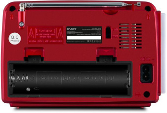 Радиоприемник портативный Sven SRP-525 красный USB SD/microSD от магазина РЭССИ