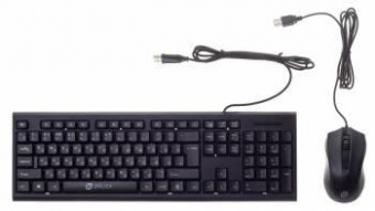 Клавиатура + мышь Оклик 620M клав:черный мышь:черный USB от магазина РЭССИ