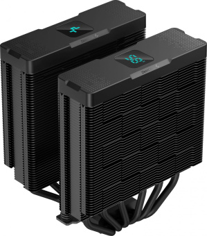 Устройство охлаждения(кулер) Deepcool AG620 Bk ARGB Soc-AM5/AM4/1151/1200/2066/1700 черный/белый 4-pin 15-29dB Al+Cu 260W 1300gr Ret (R-AG620-BKANMN-G-2) от магазина РЭССИ