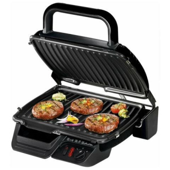 Электрогриль Tefal GC305816 серебристый/черный от магазина РЭССИ