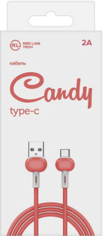 Кабель Redline Candy УТ000021994 USB (m)-USB Type-C (m) 1м красный от магазина РЭССИ