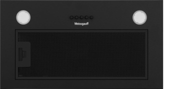 Вытяжка встраиваемая Weissgauff Leaf 600 PB Full Black Enamel черный управление: кнопочное (1 мотор) от магазина РЭССИ