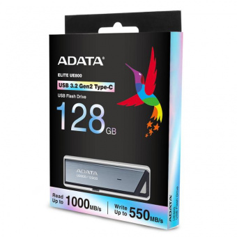 Флеш Диск A-Data 128Gb Type-C UE800 AELI-UE800-128G-CSG USB3.2 серебристый от магазина РЭССИ