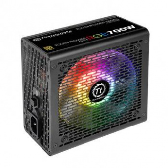 Блок питания Thermaltake ATX 700W Toughpower GX1 RGB 80+ gold (24+4+4pin) APFC 120mm fan color LED 8xSATA RTL от магазина РЭССИ