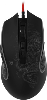 Мышь Defender Venom GM-640L черный оптическая 7200dpi USB 7but (52640) от магазина РЭССИ