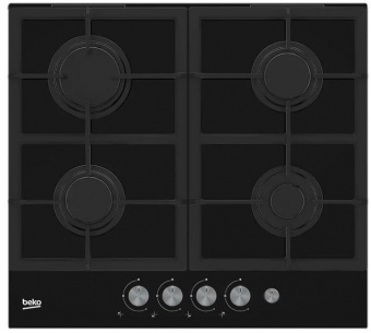 Газовая варочная поверхность Beko HILG 64235 S черный от магазина РЭССИ