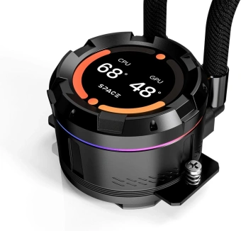 Система водяного охлаждения ID-Cooling SL360 XE ARGB Soc-AM5/AM4/1151/1200/2066/1700 черный 4-pin 14-30dB Al+Cu 350W Ret от магазина РЭССИ