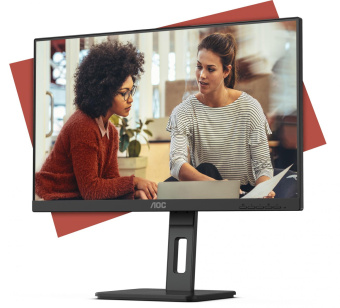 Монитор AOC 24" 24E3QAF черный IPS LED 16:9 HDMI M/M матовая HAS Piv 300cd 178гр/178гр 1920x1080 75Hz VGA DP FHD USB 4.45кг от магазина РЭССИ