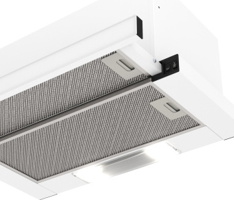 Вытяжка каминная Elikor Интегра GLASS 60П-650-В2Л белый управление: кнопочное (1 мотор) от магазина РЭССИ