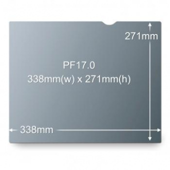 Экран защиты информации для монитора 3M PF170C4B (7000022830) 17" черный от магазина РЭССИ