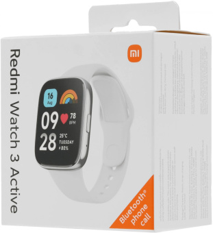 Смарт-часы Xiaomi Redmi Watch 3 Active 38.88мм 1.83" LCD корп.серый рем.серый разм.брасл.:135-200мм (BHR7272GL) от магазина РЭССИ