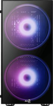 Корпус Aerocool Python-G-BK-v1 черный без БП ATX 1x120mm 2x200mm 2xUSB2.0 1xUSB3.0 audio bott PSU от магазина РЭССИ