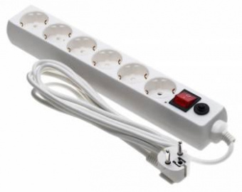 Сетевой фильтр Buro 600SH-16-3-W 3м (6 розеток) белый (коробка) от магазина РЭССИ