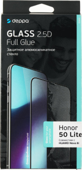 Защитное стекло для экрана Deppa 62827 для Honor 50 lite 2.5D 1шт. от магазина РЭССИ