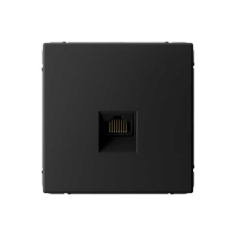 ARTGALLERY розетка компьютерная RJ45, кат. 6A, механизм, карбон от магазина РЭССИ