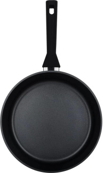 Сковорода Rondell Discovery RDA-1371 круглая 28см покрытие: антипригарное ручка несъемная (без крышки) черный от магазина РЭССИ