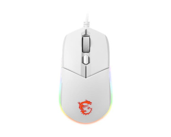 Мышь MSI Clutch GM11 белый оптическая (5000dpi) USB (5but) от магазина РЭССИ