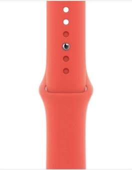 Ремешок Apple Sport Band для Apple Watch Series 3/4/5/6/SE/7 розовый цитрус (MYAW2ZM/A) 44мм от магазина РЭССИ