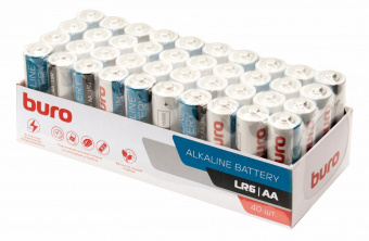 Батарея Buro Alkaline LR6 AA (40шт) спайка от магазина РЭССИ