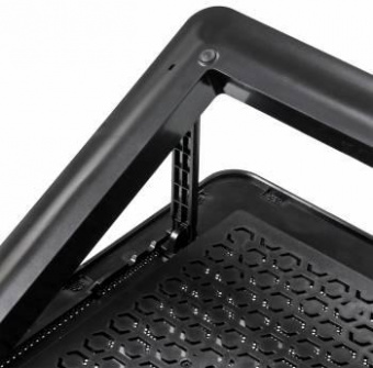 Подставка для ноутбука Buro BU-LCP170-B214 17"398x300x29мм 2xUSB 2x 140ммFAN 926г металлическая сетка/пластик черный от магазина РЭССИ