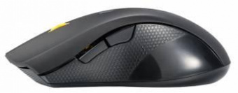 Мышь Оклик 495MW черный/золотистый оптическая (1600dpi) беспроводная USB для ноутбука (6but) от магазина РЭССИ