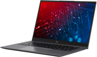 Ноутбук IRU Planio 14INP N-series N100 8Gb SSD256Gb Intel UHD Graphics 14" IPS FHD (1920x1080) Windows 11 Professional grey WiFi BT Cam 5000mAh от магазина РЭССИ