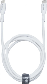 Кабель Philips DLC8601 USB Type-C (m)-USB Type-C (m) 1.2м белый коробка (упак.:1шт) от магазина РЭССИ