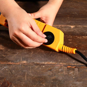 Сварочный аппарат для пластиковых труб Deko PPWM2500W 2.5кВт Тмакс.:300 колод.насад. (кейс в компл.) от магазина РЭССИ