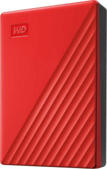 Жесткий диск WD USB 3.2 Gen 1 4Tb WDBPKJ0040BRD-WESN My Passport 2.5" красный от магазина РЭССИ