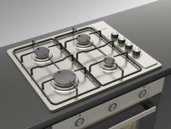 Газовая варочная поверхность Darina T1 BGM 341 12 X нержавеющая сталь от магазина РЭССИ