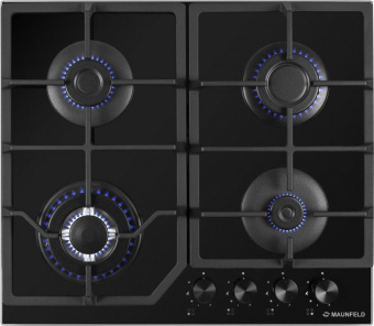Газовая варочная поверхность Maunfeld EGHG.64.43CB/G черный от магазина РЭССИ