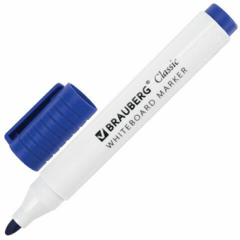 Стираемые маркеры для белой доски BRAUBERG CLASSIC набор 4 цвета 3 мм с клипом 152117 от магазина РЭССИ