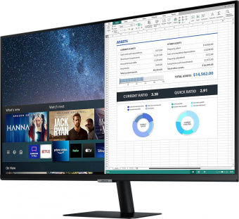 Монитор Samsung 43" LS43AM700UUXEN черный VA LED 16:9 HDMI M/M матовая 300cd 178гр/178гр 3840x2160 Ultra HD USB 10.6кг от магазина РЭССИ