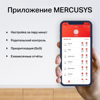 Бесшовный Mesh роутер Mercusys Halo H50G(2-pack) AC1900 10/100/1000BASE-TX белый (упак.:2шт) от магазина РЭССИ