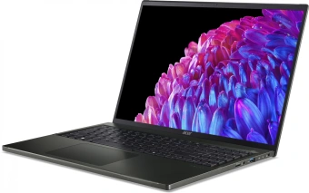 Ноутбук Acer Swift Edge 16 SFE16-44-R48X Ryzen 7 8840U 32Gb SSD1Tb AMD Radeon 780M 16" OLED WQXGA+ (3200x2000) Windows 11 Home black WiFi BT Cam (NX.KTDCD.001) от магазина РЭССИ