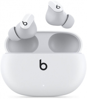 Гарнитура вкладыши Beats Studio Buds True Wireless Noise Cancelling белый беспроводные bluetooth в ушной раковине (MJ4Y3EE/A) от магазина РЭССИ