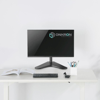 Кронштейн для мониторов Onkron D101FS черный 13"-34" макс.8кг настольный поворот и наклон от магазина РЭССИ