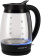 Чайник электрический Polaris PWK 2006CGL 2л. 2200Вт черный корпус: стекло/пластик (020346) от магазина РЭССИ