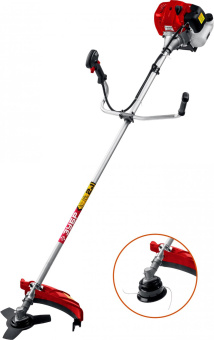 Триммер бензиновый Зубр КРБ-1300 1300Вт 1.7л.с. неразбор.штан. реж.эл.:леска/нож от магазина РЭССИ