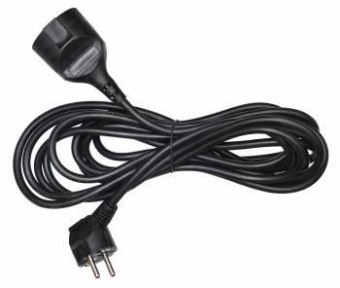 Сетевой удлинитель Buro BU-PS1.10/B 10м (1 розетка) черный (пакет ПЭ) от магазина РЭССИ